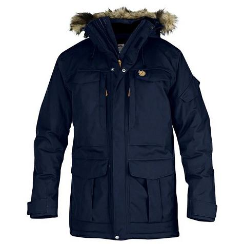 Fjallraven Nuuk Parka Budapest - Sötétkék Kabát Sötétkék AWC364715